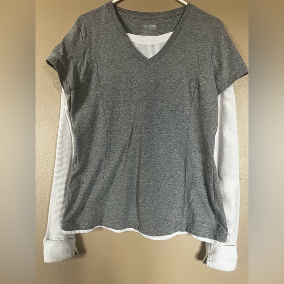 Danskin now active top with thumbhole sleeves. Women’s size large - Picture 5 of 10